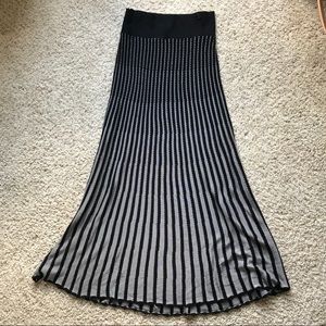 Lapis Stretch Maxi Sweater Skirt